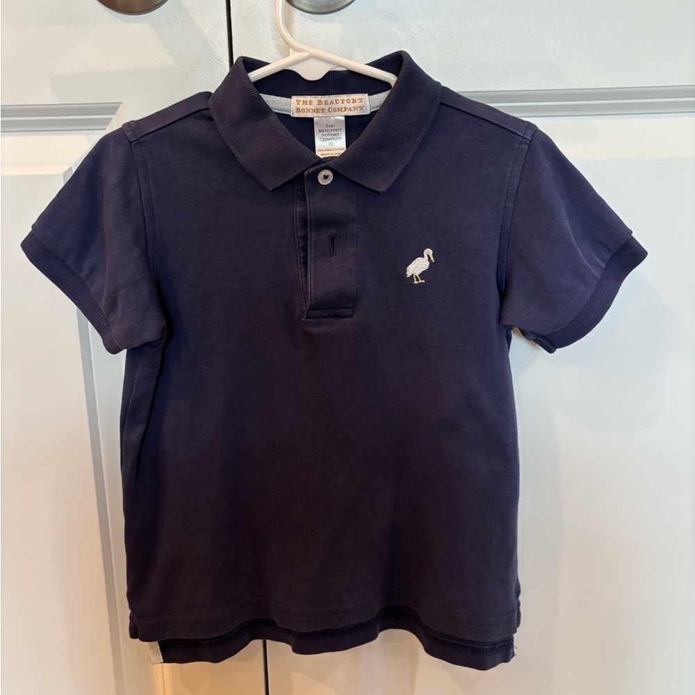 The Beaufort Bonnet Company Navy Polo 3T